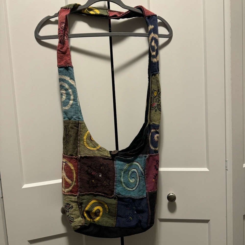 Rising International Patchwork Crossbody Bag - image 3